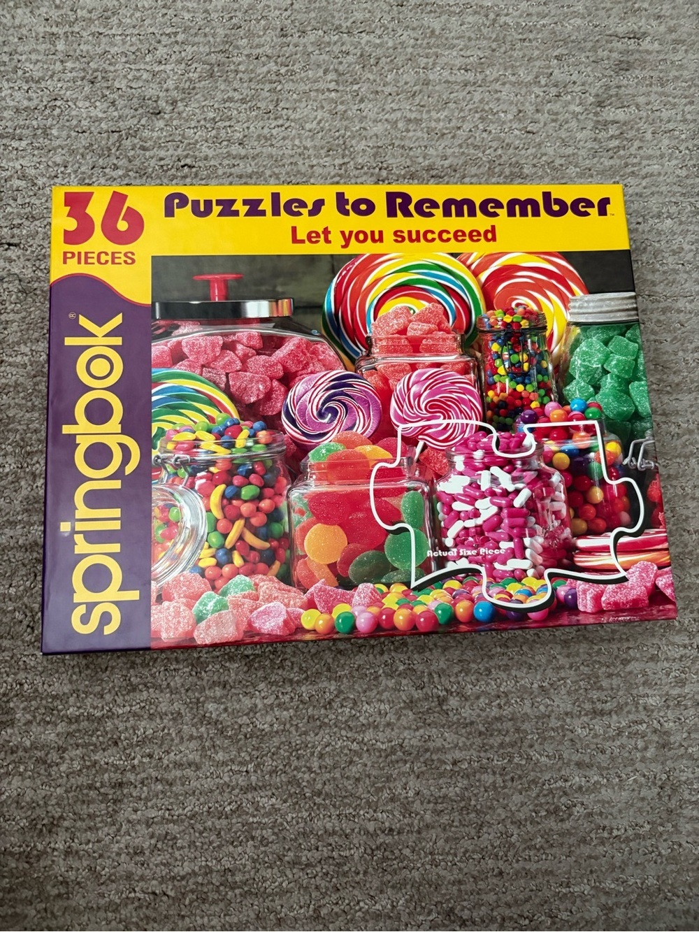 Springbok 2011 Candy Galore 36 Extra Large Piece Jigsaw Puzzle - Complete